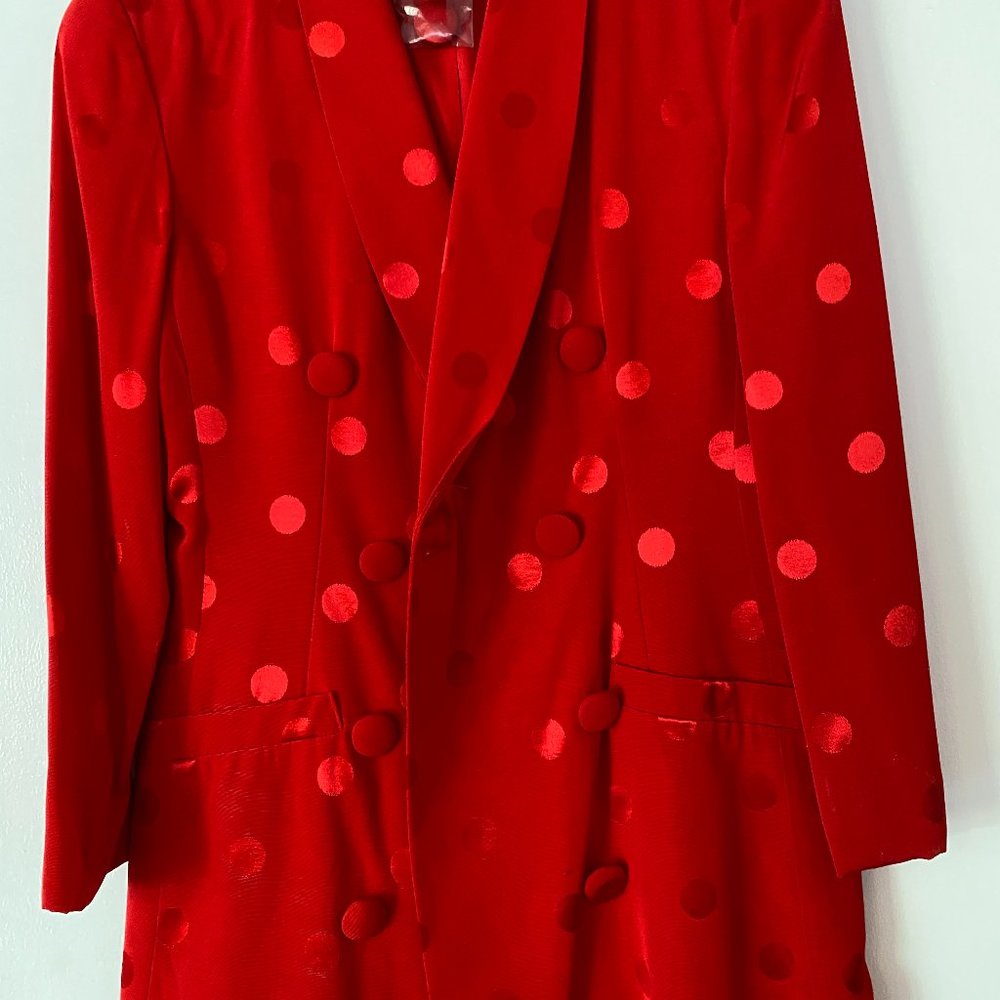 Red blazer
